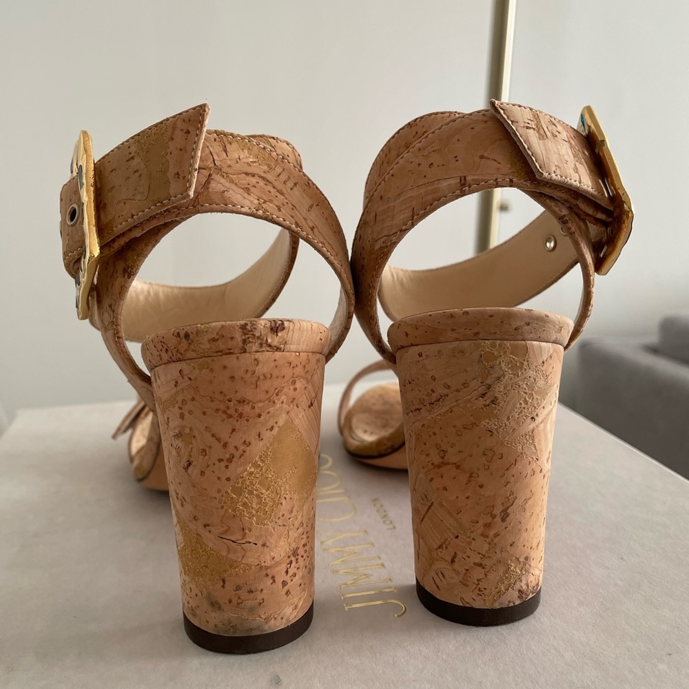 Jimmy Choo Dacha 85 Sandal, Size 34 EU - Picture 5 of 12